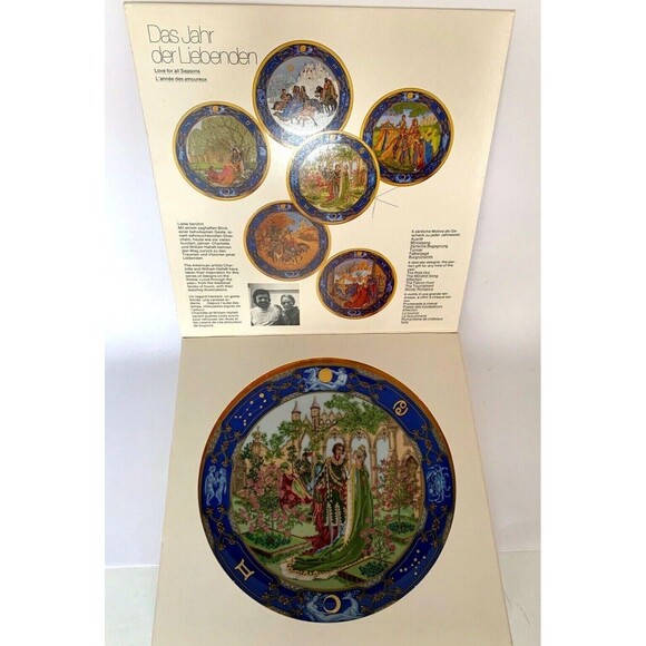Hutschenreuther Love for All Seasons The Affection Plate Medieval-Original Box - Picture 4 of 5